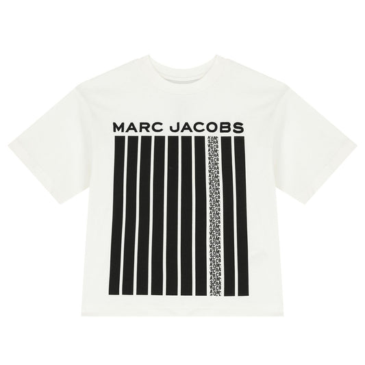 MARC JACOBS Boys White Logo T-Shirt