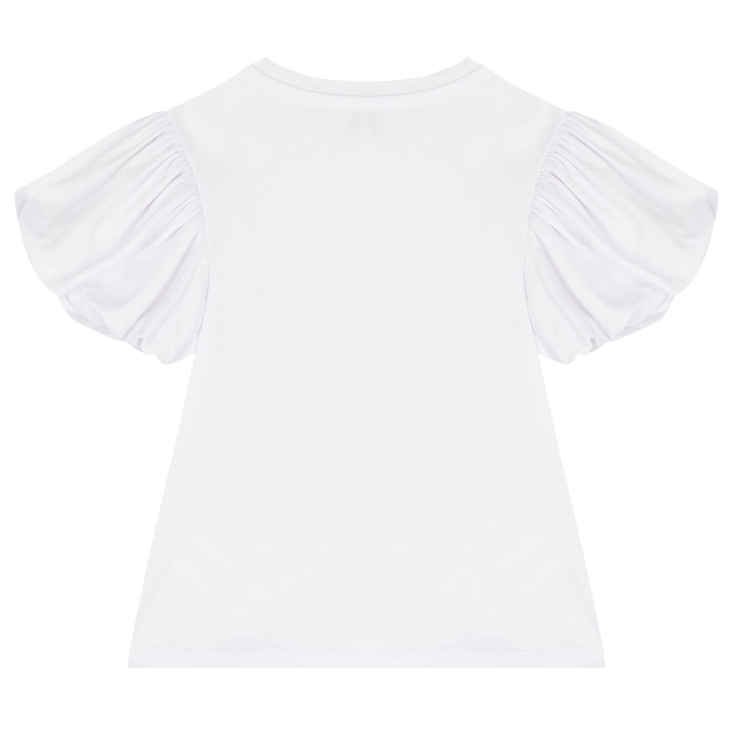 MARC JACOBS Girls White Logo Bag T-Shirt