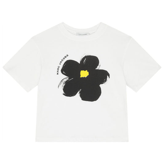 MARC JACOBS Girls White Daisy T-Shirt