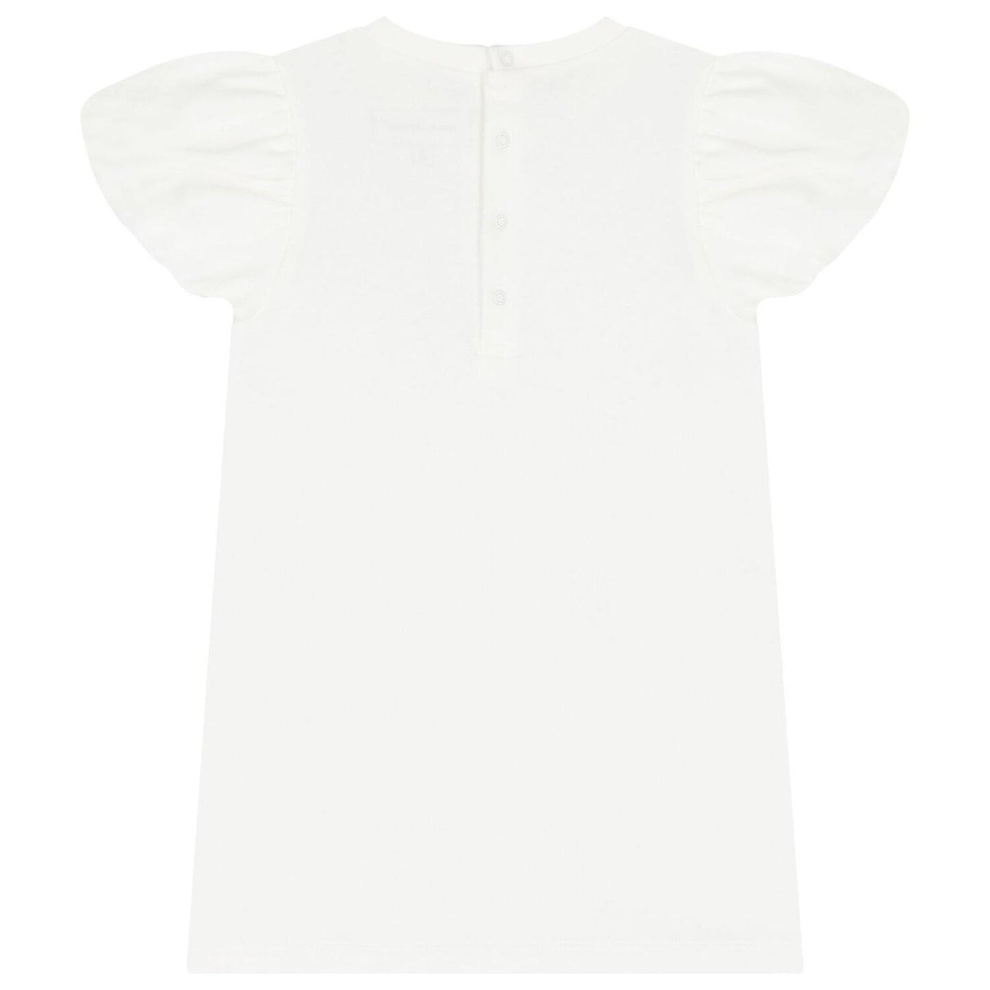 MARC JACOBS Younger Girls White Logo Bag Dress