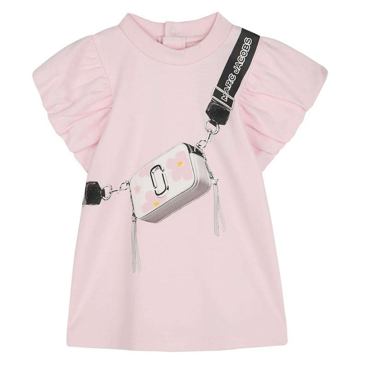 MARC JACOBS Younger Girls Pink Logo Bag Dress