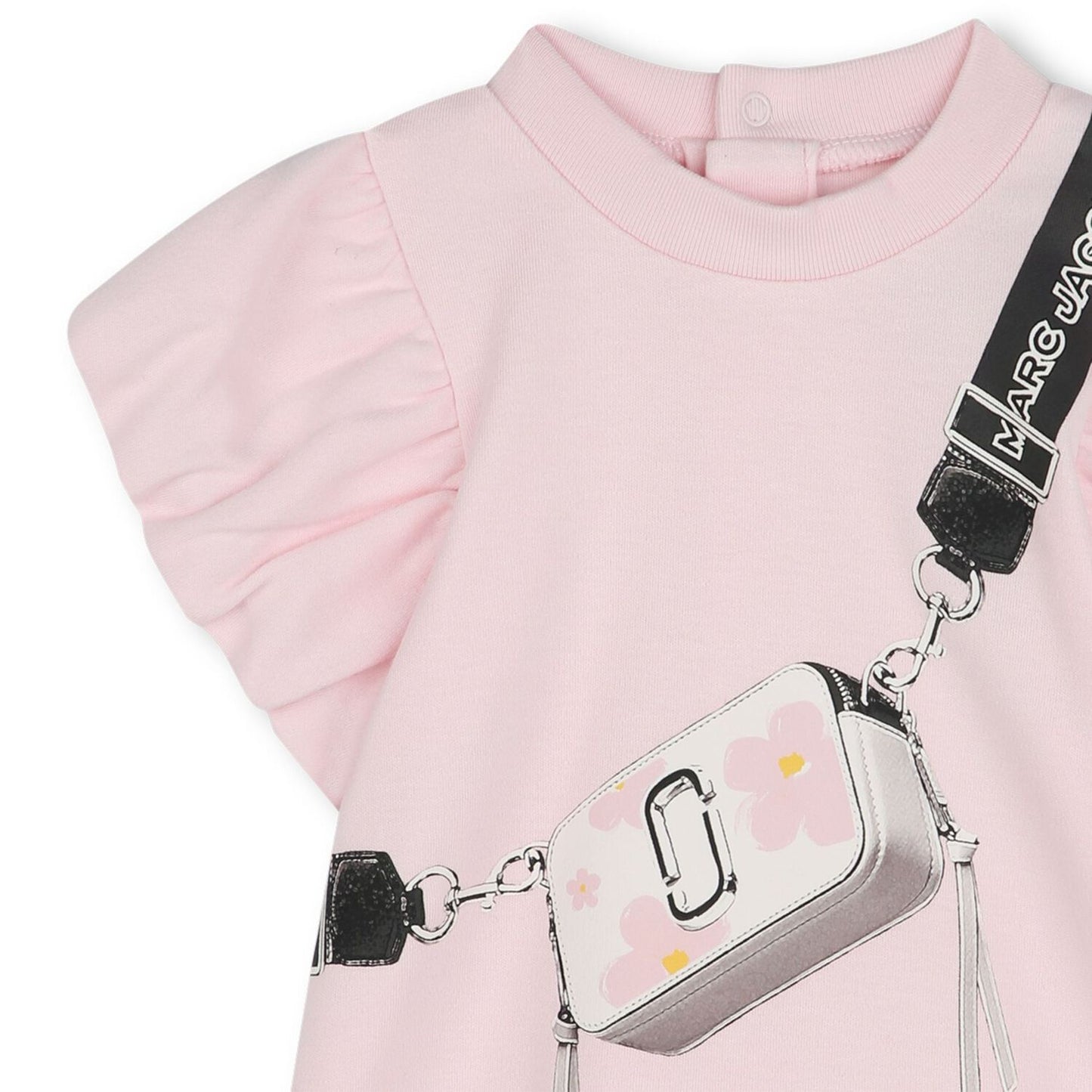 MARC JACOBS Younger Girls Pink Logo Bag Dress