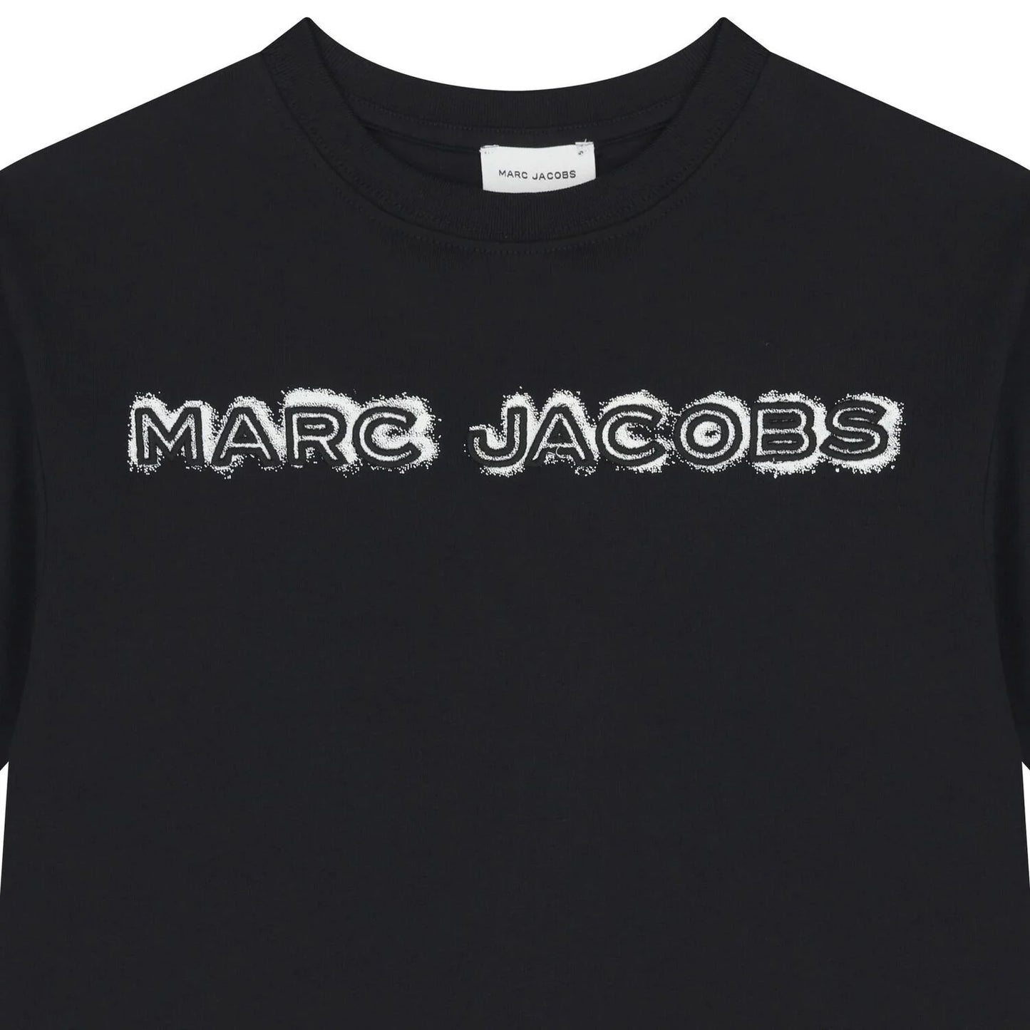 MARC JACOBS W60644/09B Boys Black Logo T-Shirt
