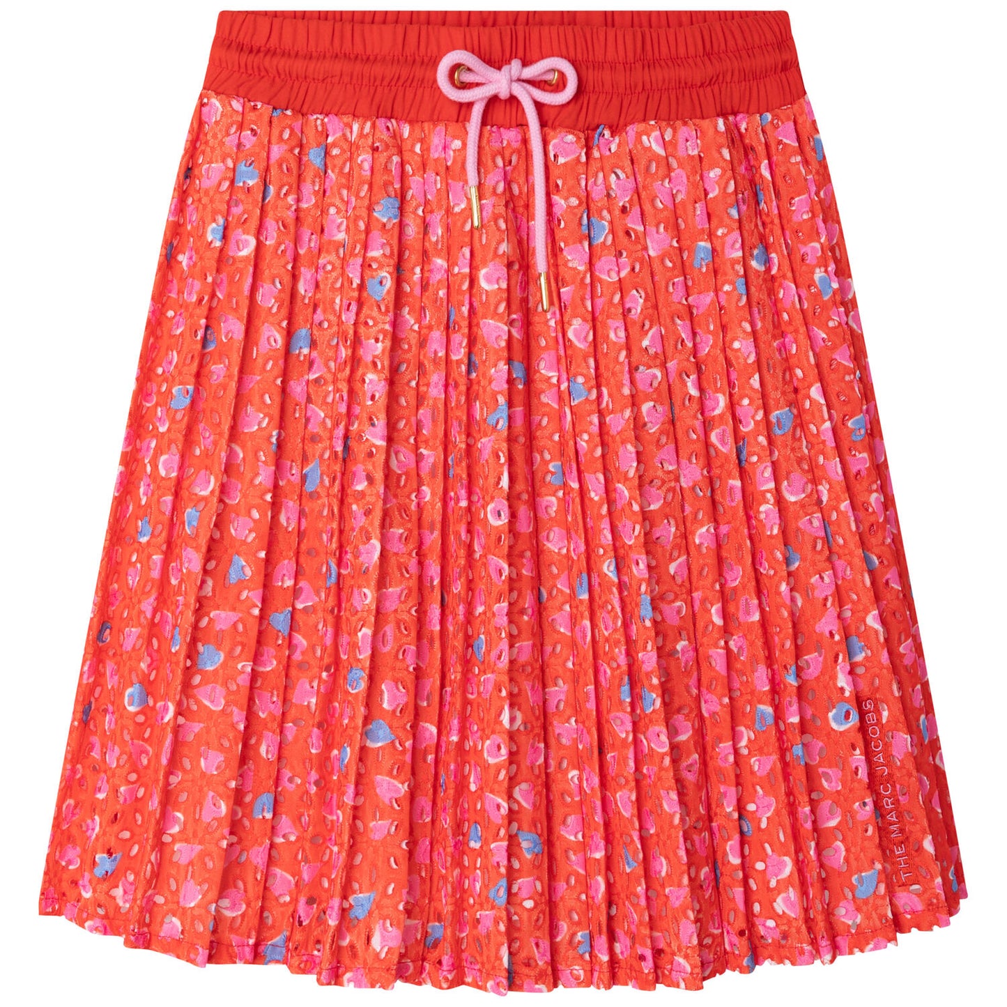 MARC JACOBS Girls Orange Pleated Skirt
