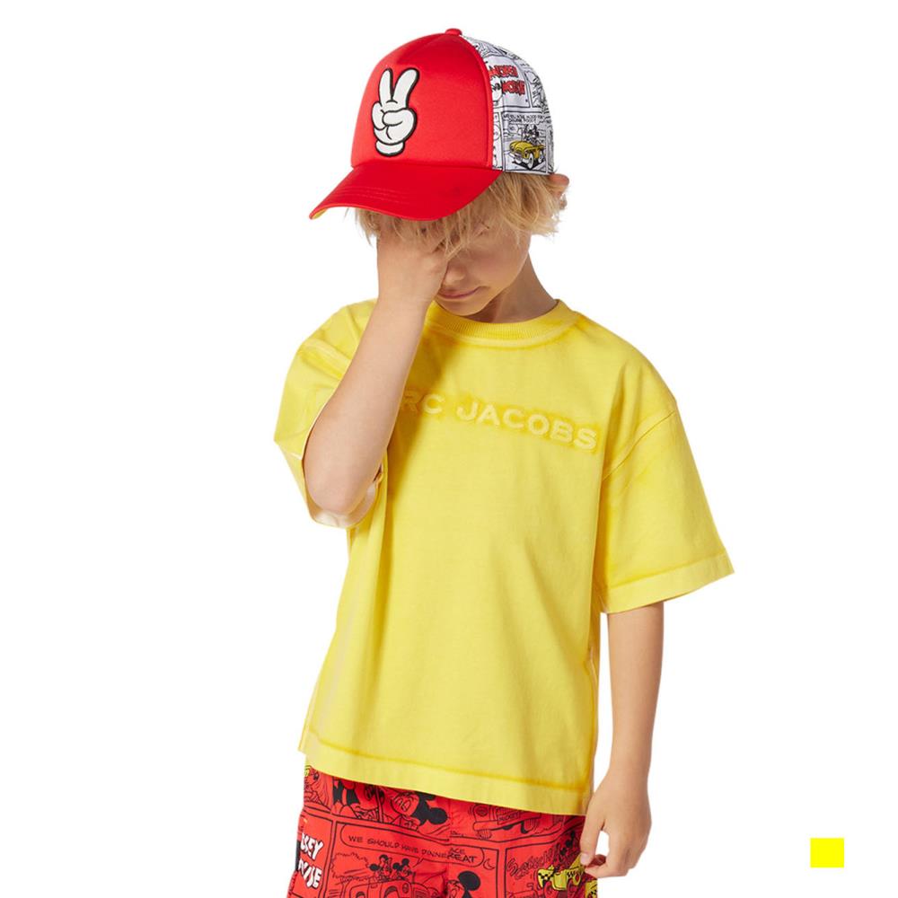 MARC JACOBS Boys Yellow Logo T-Shirt