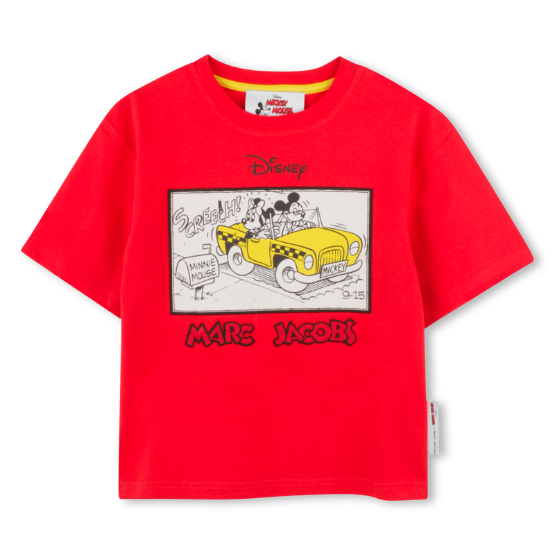 MARC JACOBS Unisex Red Illustrated Mickey T-shirt