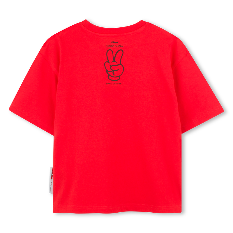 MARC JACOBS Unisex Red Illustrated Mickey T-shirt