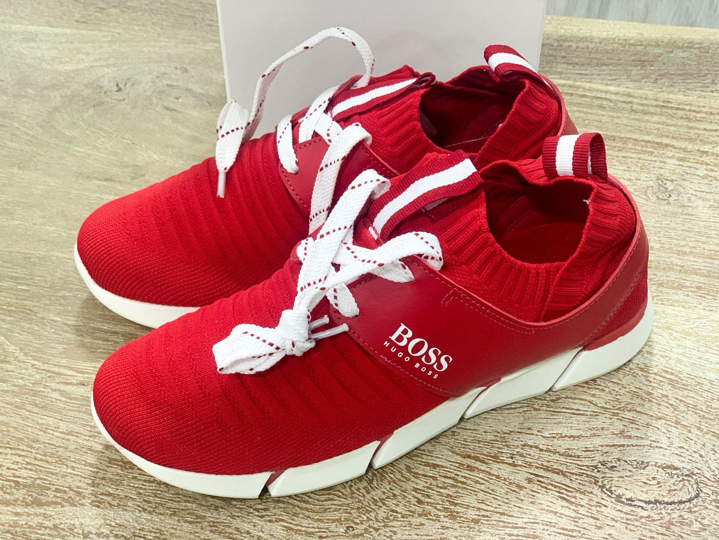 BOSS Unisex Red Sneakers & Trainers