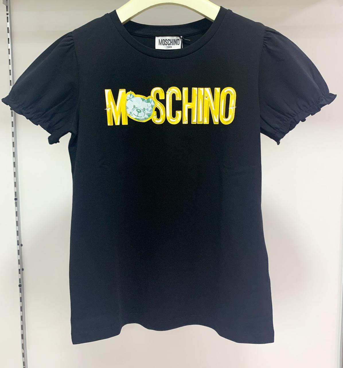 MOSCHINO Girls Ivory Teddy Bear T-Shirt