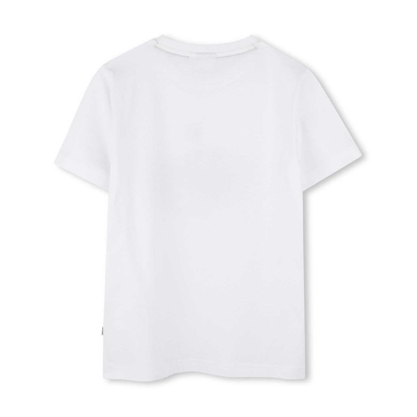 BOSS Baby Boys White Logo Short Sleeve T-Shirt