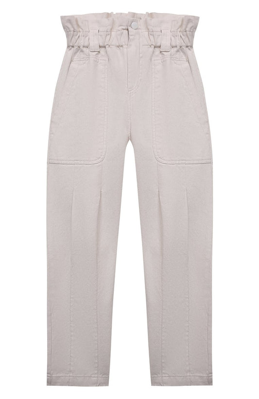 DKNY Girls Loose Ivory Pants Trouser