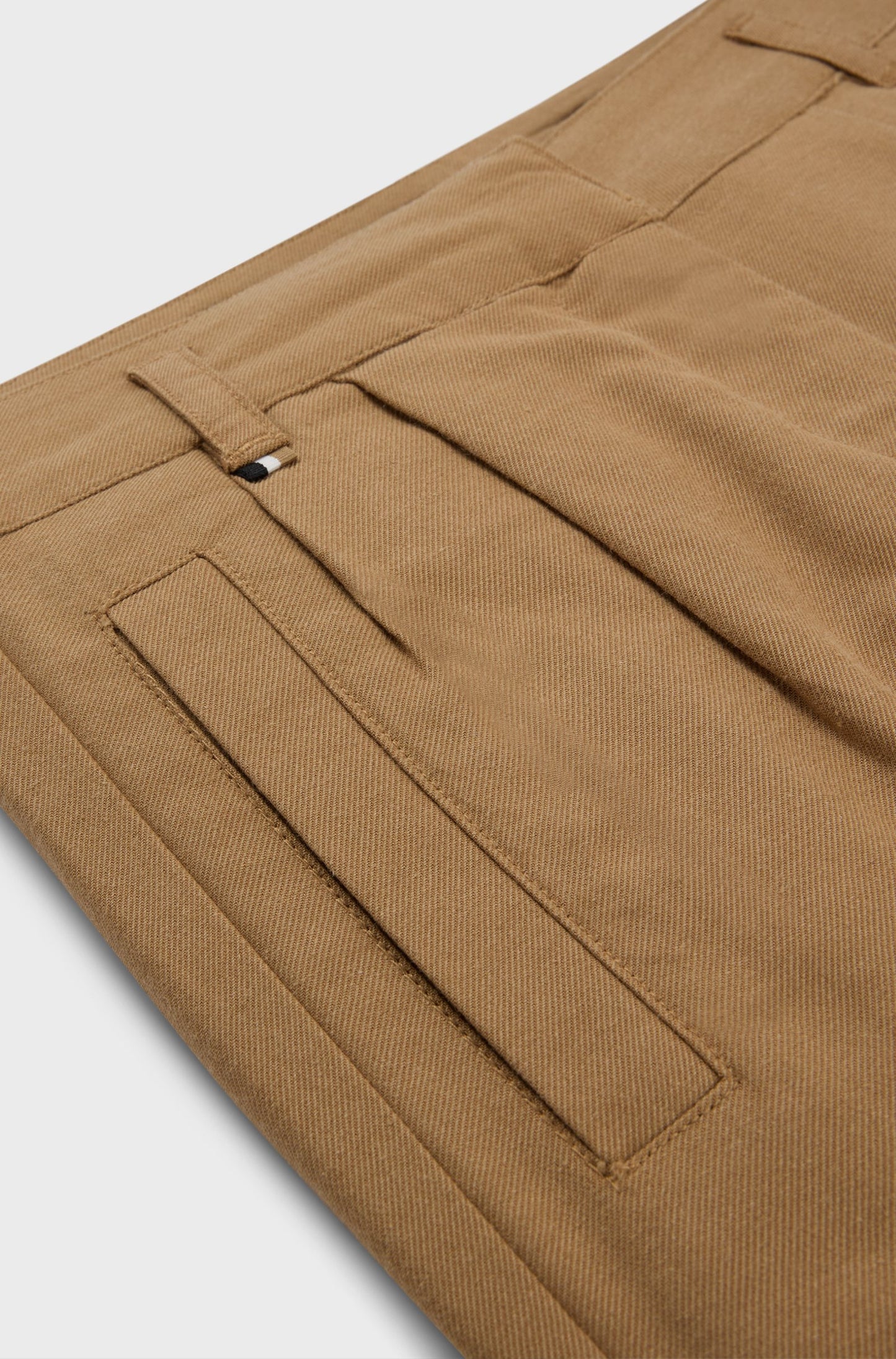 BOSS Girls Loose-Fit Trousers in Soft Twill