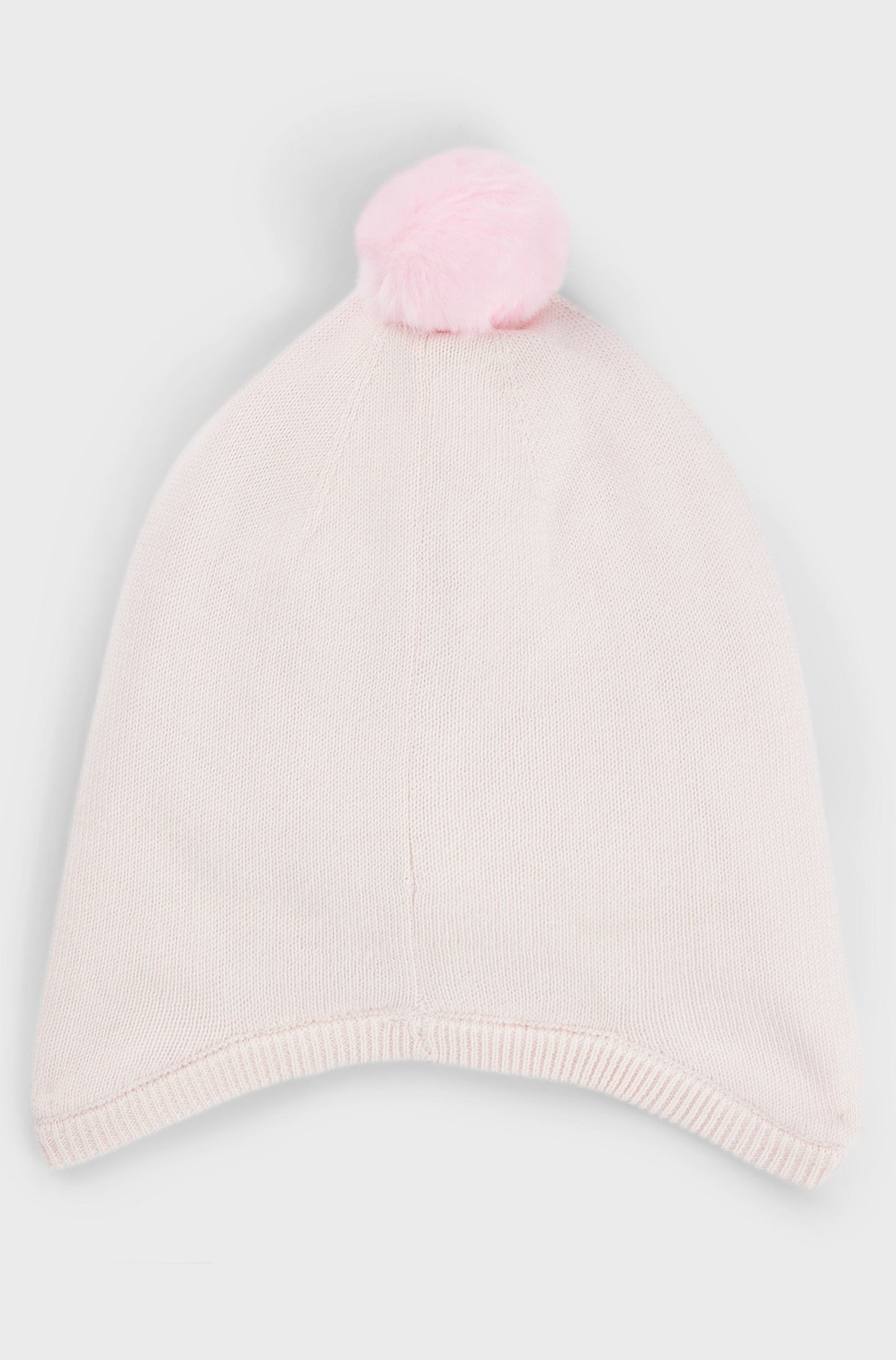BOSS Baby Girl Pink Hat in Cotton with Pompom and Embroidered Logo