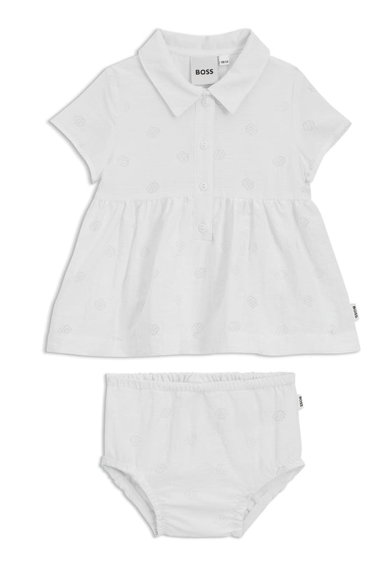 BOSS Baby Girls Dress and Bloomers Set