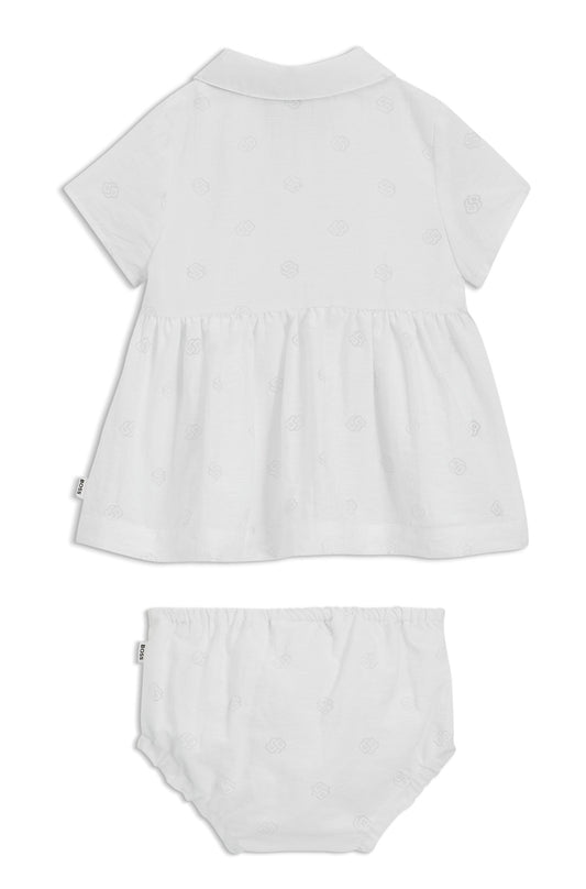 BOSS Baby Girls Dress and Bloomers Set