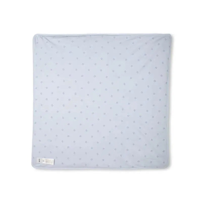 BOSS Blue Logo Baby Blanket