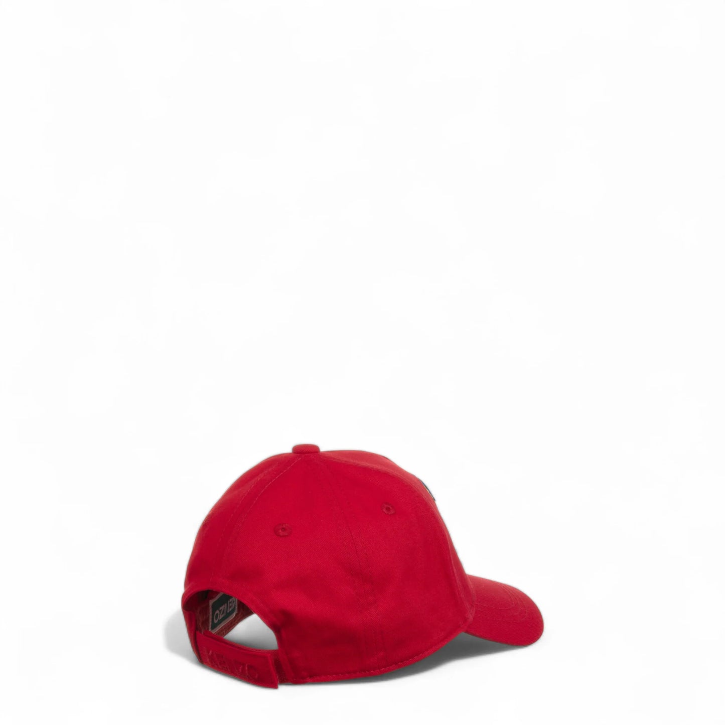 KENZO KIDS Ivory Elephant Logo Red Cap