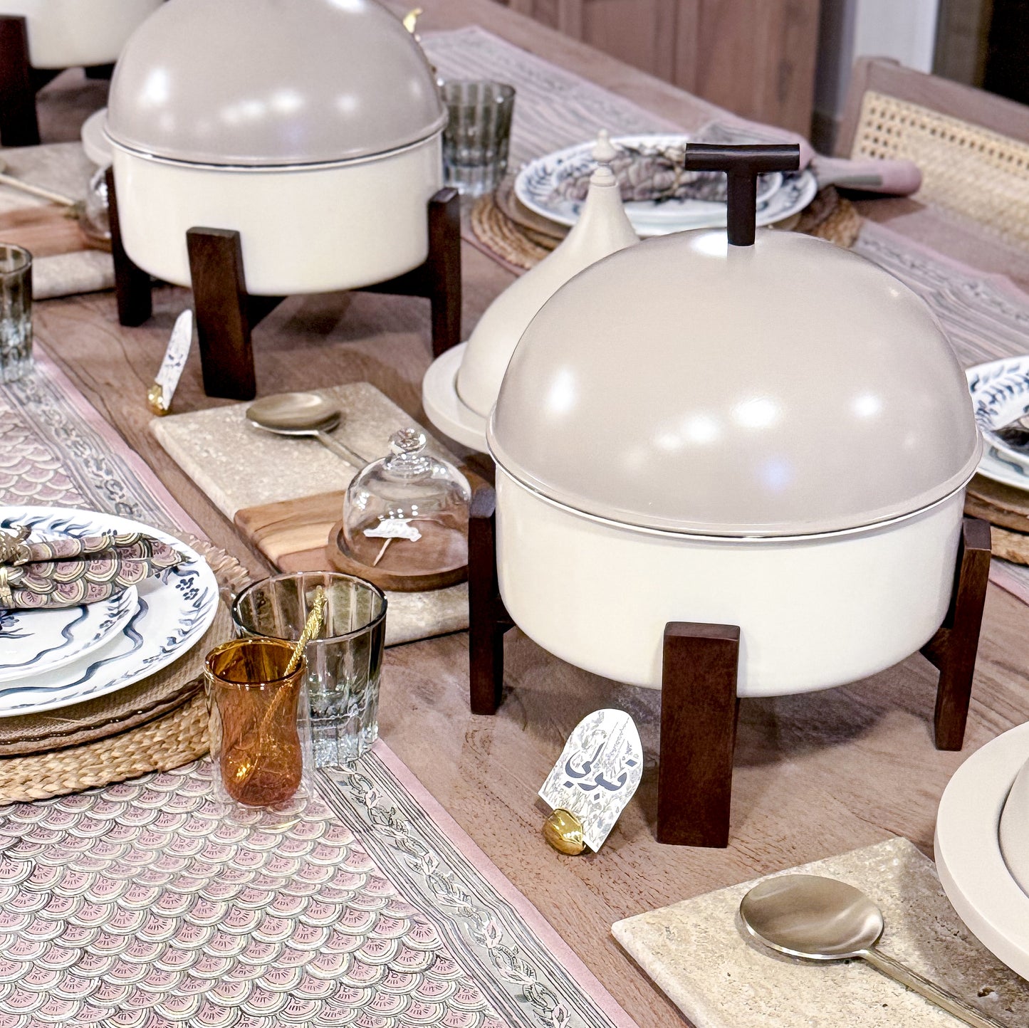 Pink floral Table Runner