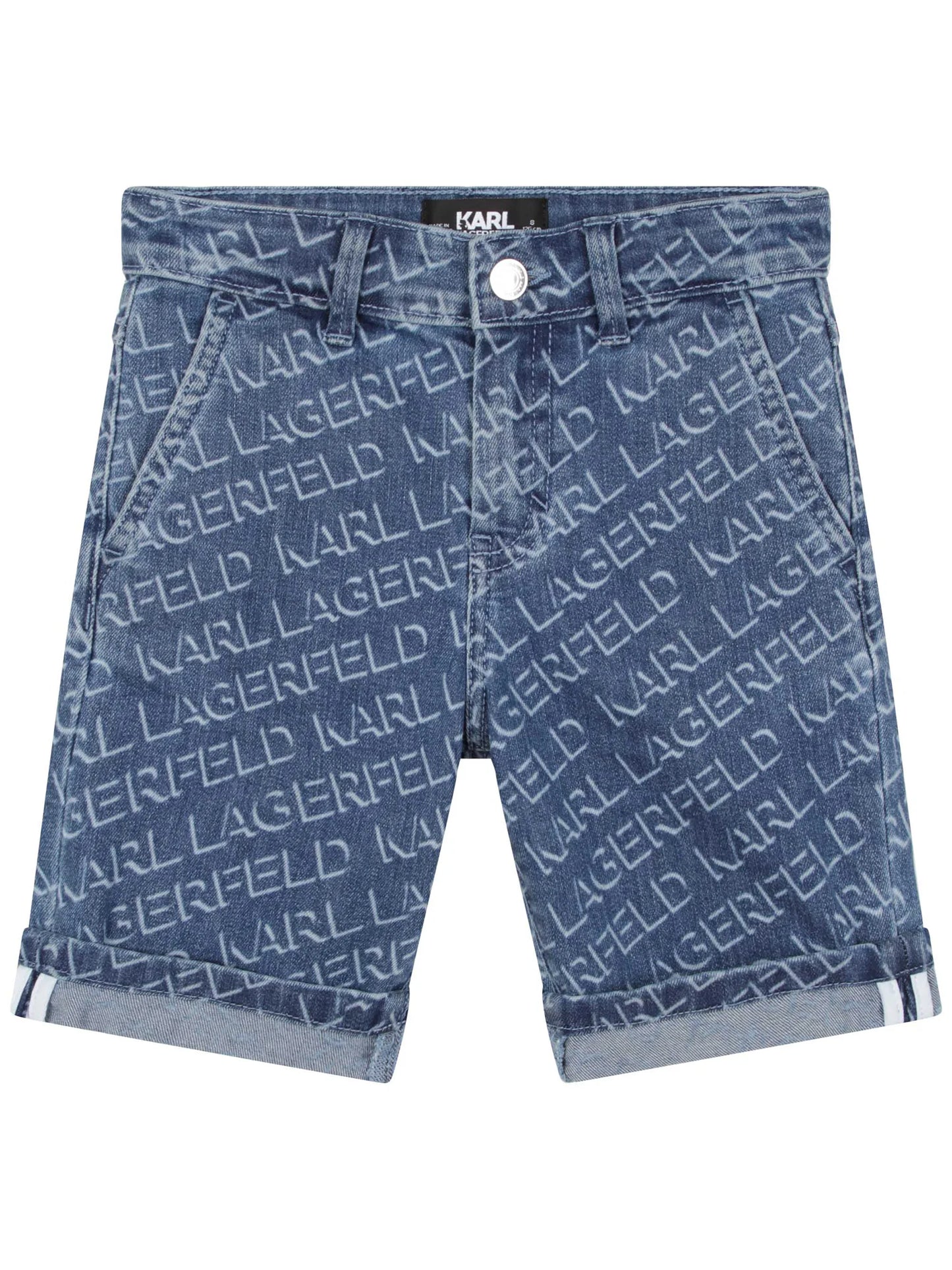 KARL LAGERFELD Boys DENIM Jeans shorts Blue Regular Fit