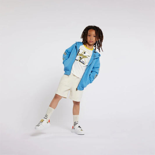 KENZO KIDS Boys Cartoon Logo Bermuda Shorts