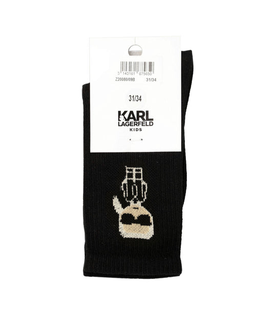 KARL LAGERFELD Boys Skarpety Black Socks