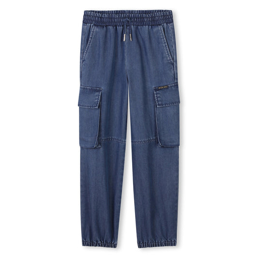 MICHAEL KORS Girls Blue Cargo Pants