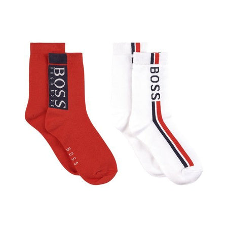 BOSS Boys Logo Socks ( 2-Pack )