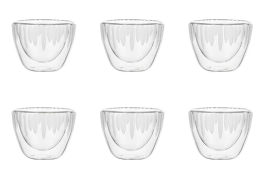 Finjan Double wall Glass - Clear (SET OF 6)