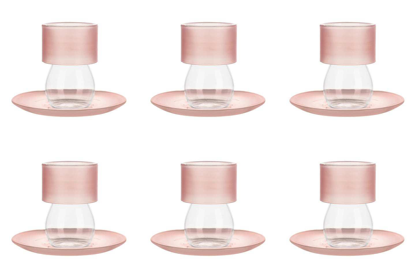 Istikana Glass - Pink (SET OF 6)
