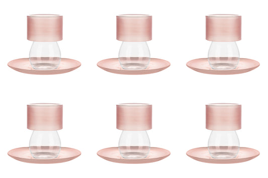 Istikana Glass - Pink (SET OF 6)
