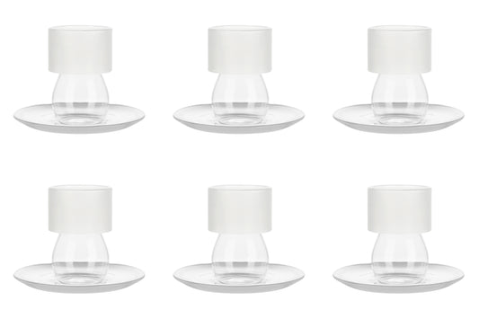 Istikana Glass - White (SET OF 6)