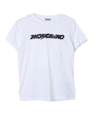MOSCHINO  Boys White Logo T-Shirt