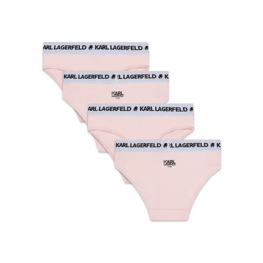KARL LAGERFELD Girls Pink Underwear set of 2