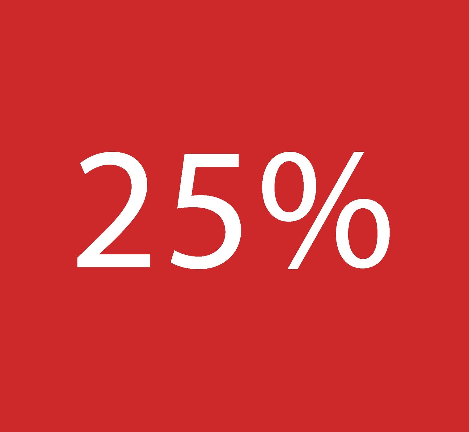 25%