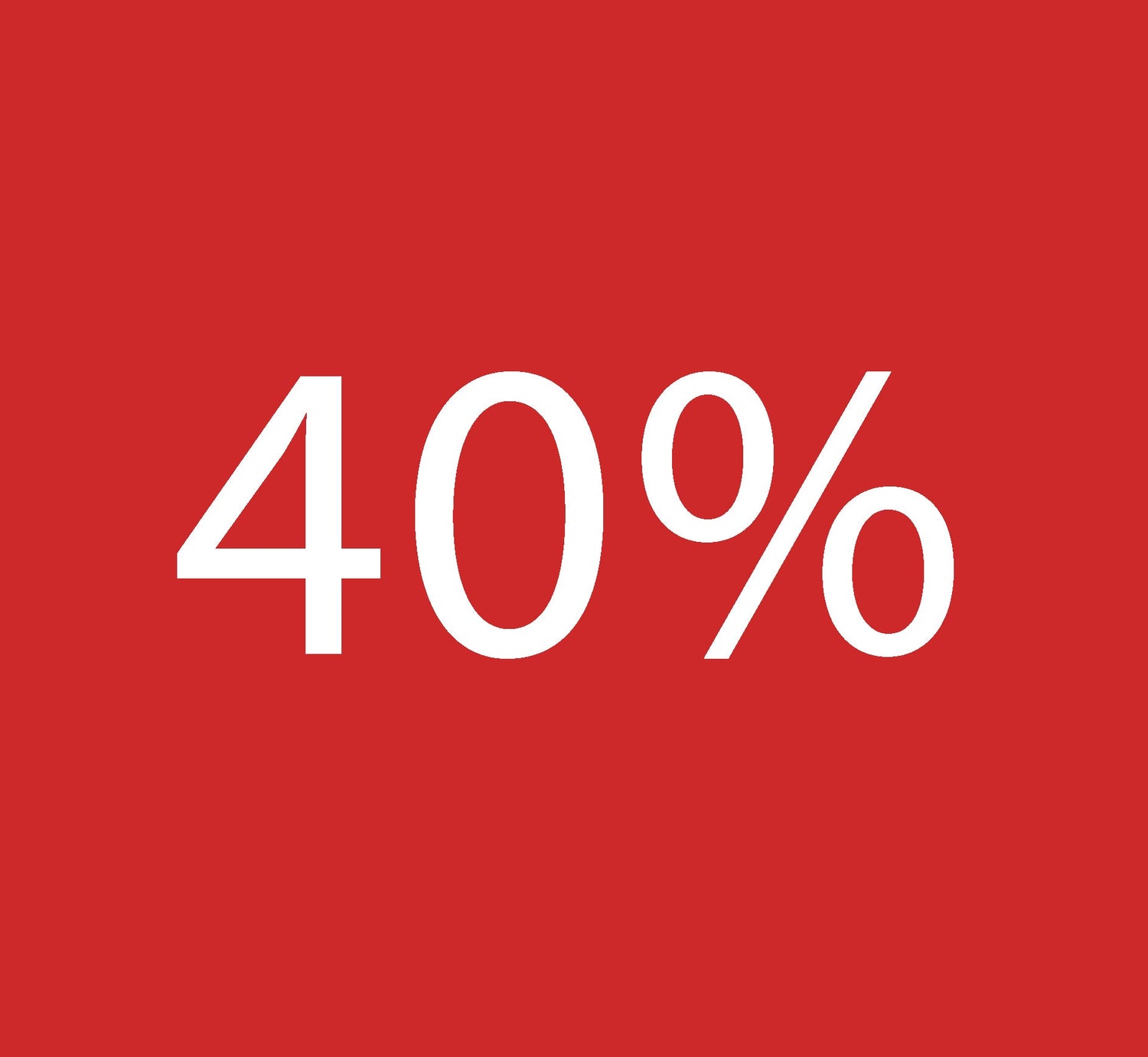 40%