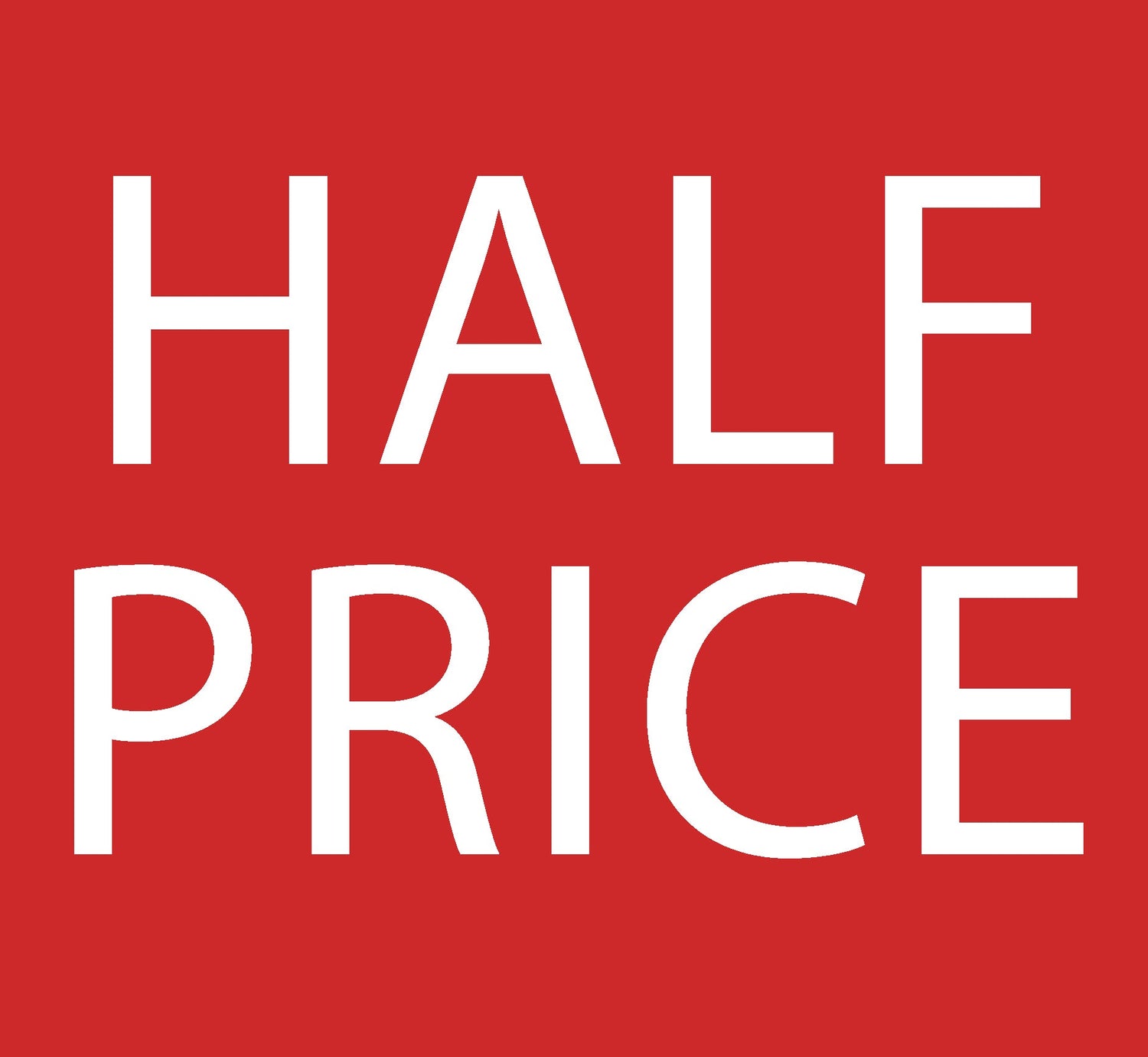 Half price