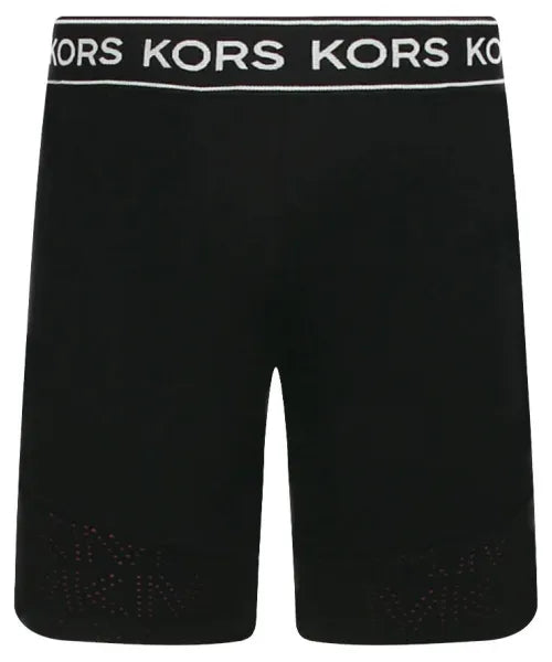 MICHAEL KORS Kids Girls Black Bike Shorts
