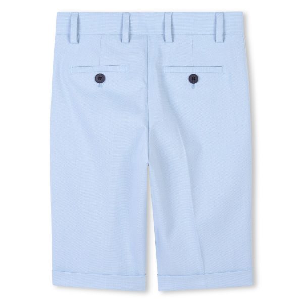 BOSS Boys Light Blue Bermuda Shorts