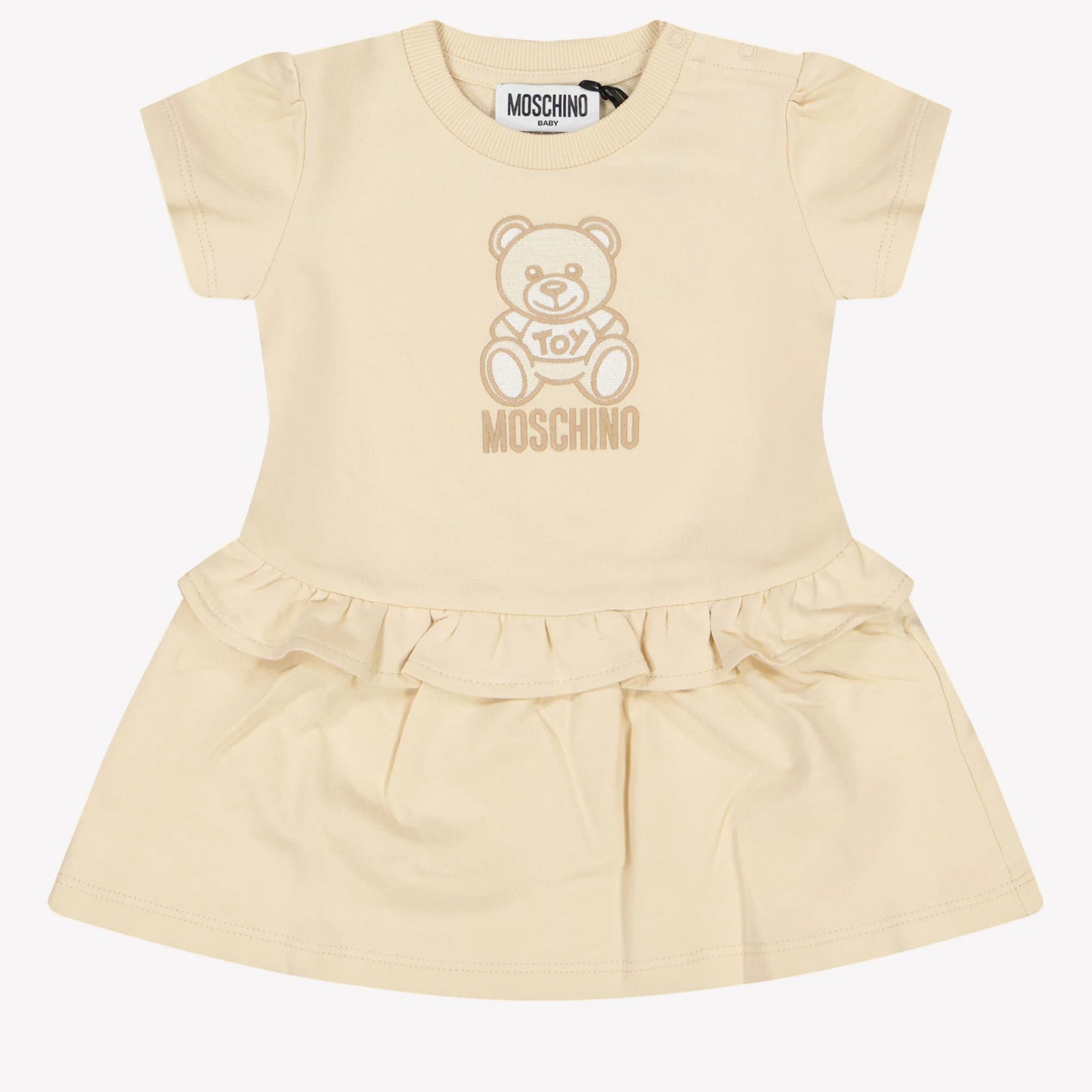 MOSCHINO Baby Girls Off-White Teddy Bear Dress