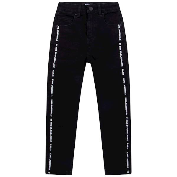 KARL LAGERFELD Boys DENIM Black Trouser