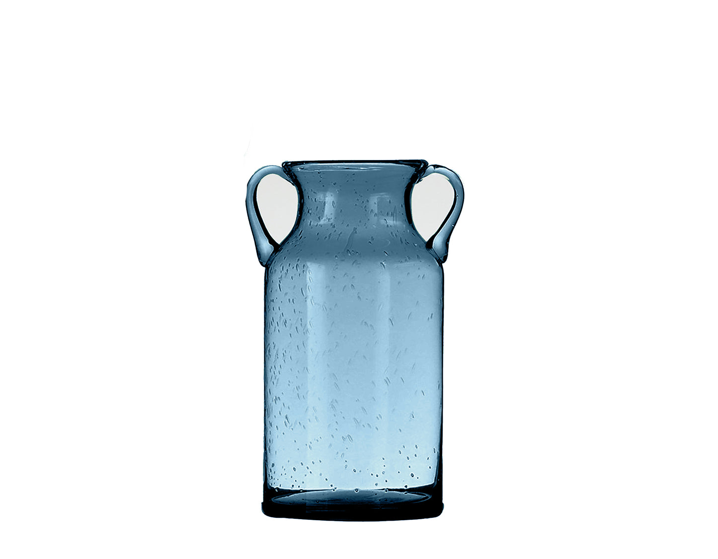 Flower Vase with Handle - Blue Medium