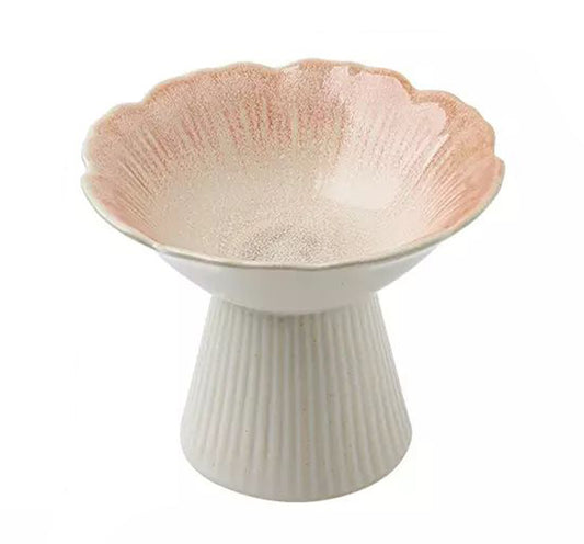 Ceramic flower Decorative Bowl - Pink