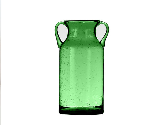 Flower Vase with Handle - Green Big