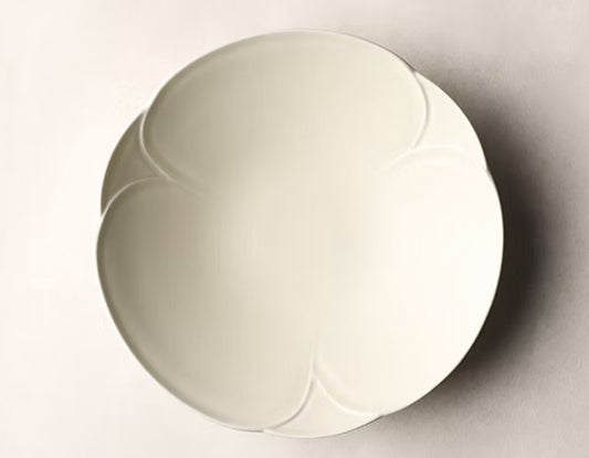 Ceramic Beige Decorative Bowl