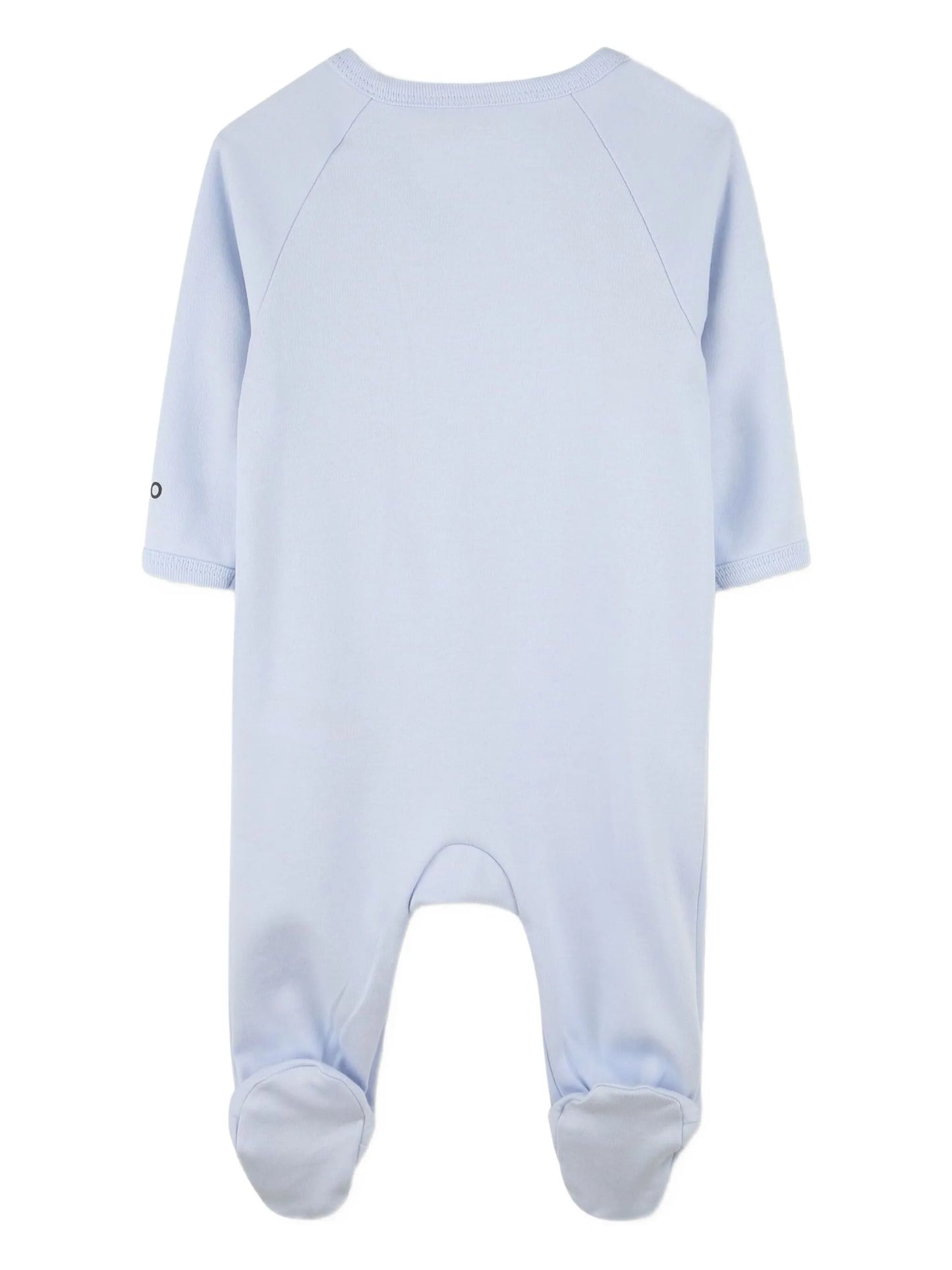 KENZO K61253/771 Baby Boys Baby Blue Logo Embroidered Babygrow