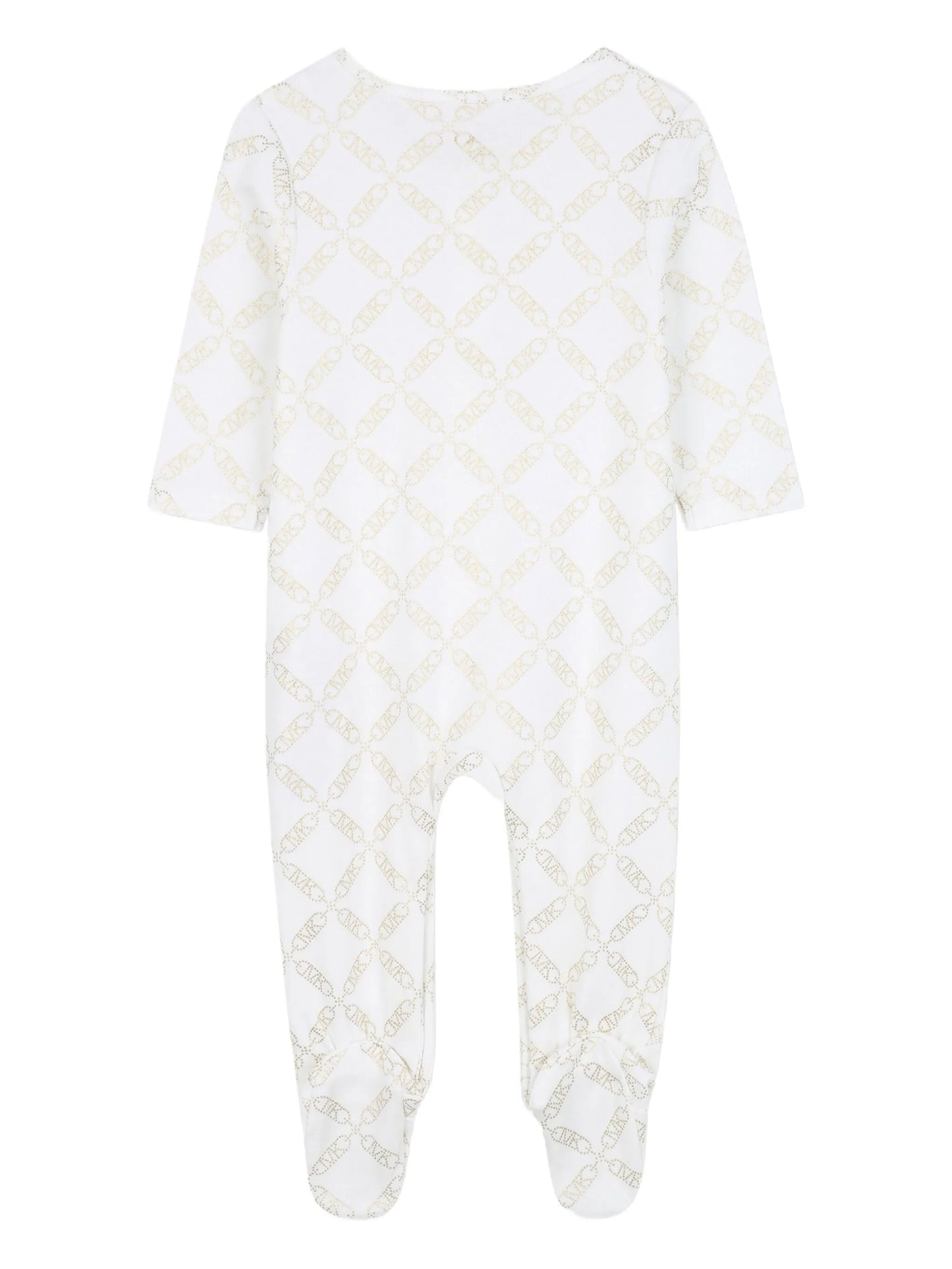 MICHAEL KORS R30503/117 Baby Boys Ivory Logo Babygrow Gift Set
