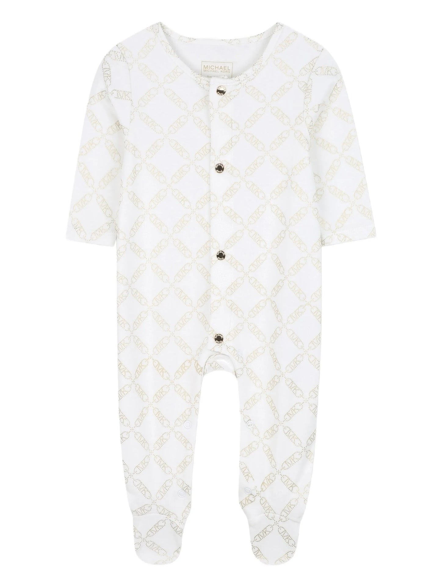 MICHAEL KORS R30503/117 Baby Boys Ivory Logo Babygrow Gift Set
