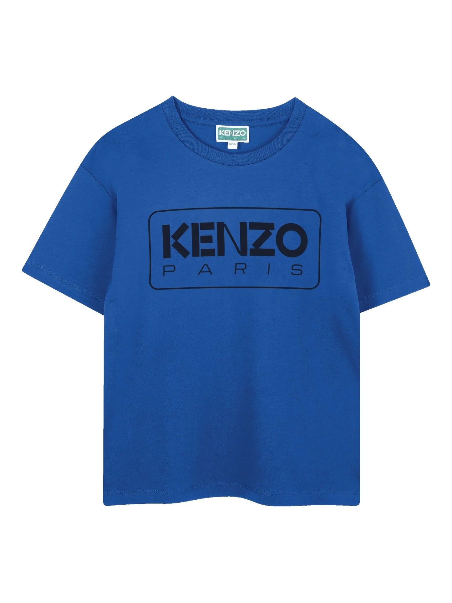 KENZO K61494/871 KIDS Younger Blue Printed Logo T-Shirt