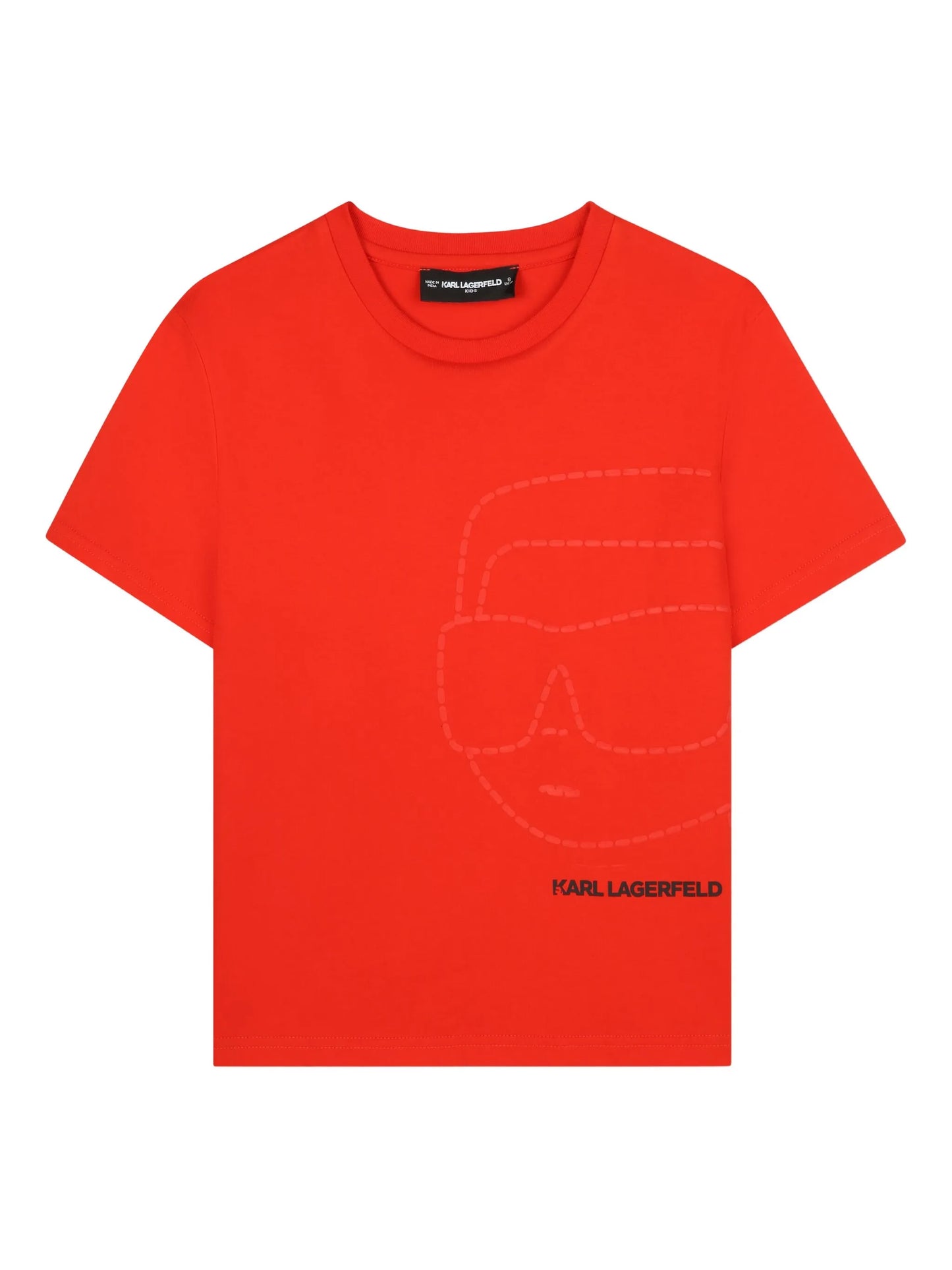 KARL LAGERFELD Z30959.992 Boys Mini Me Black Logo T-Shirt
