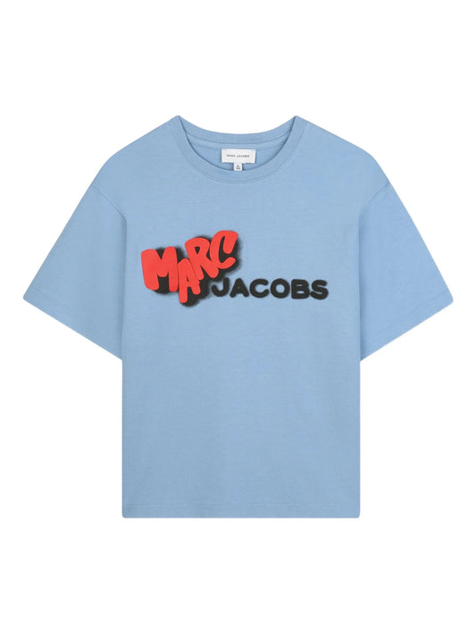 MARC JACOBS W60636/822 Boys Baby Blue Logo T-Shirt